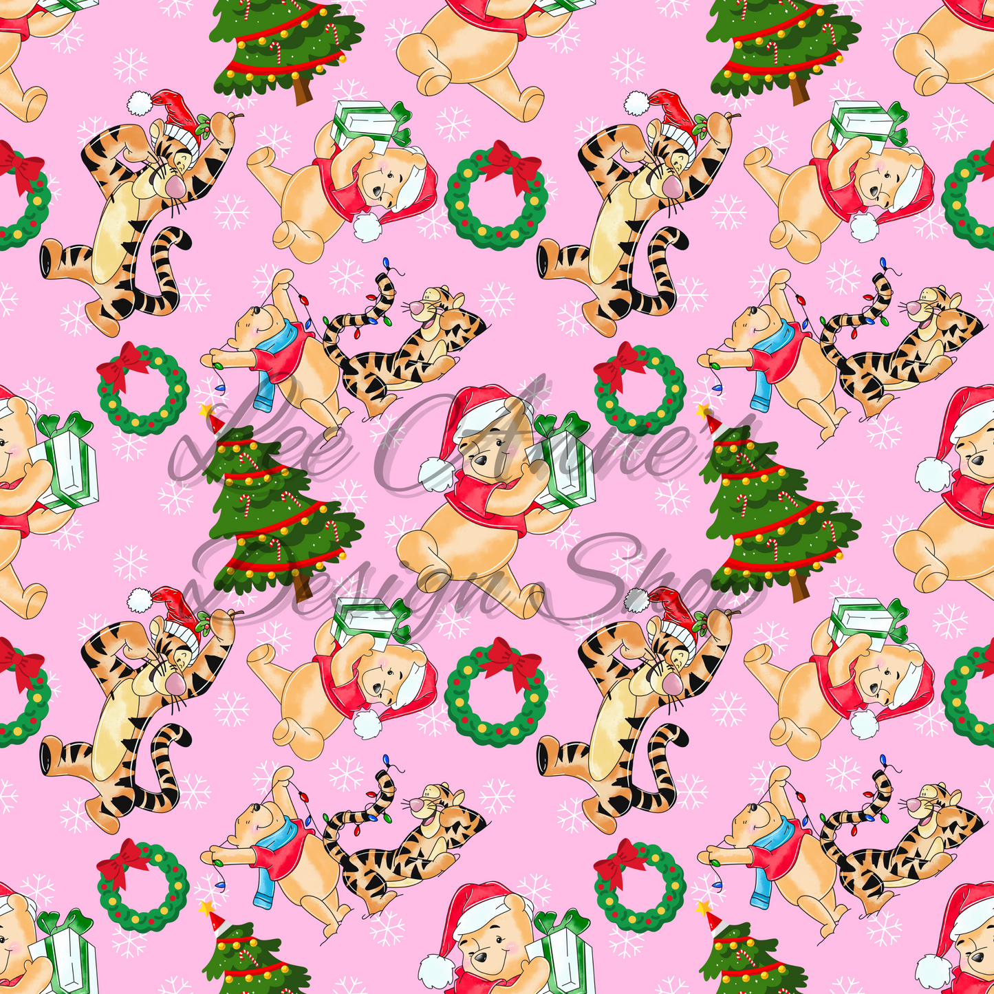 Bear Christmas Seamless