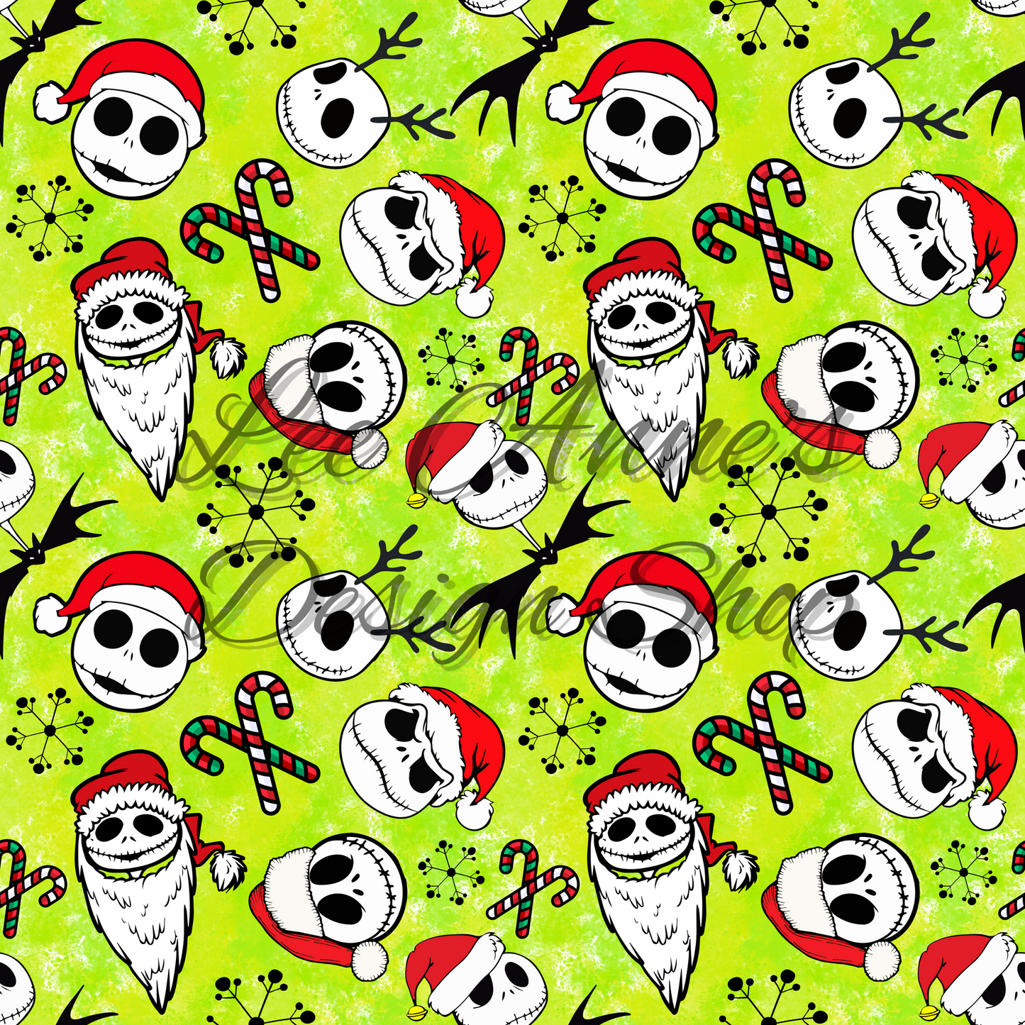 Spooky Christmas Seamless