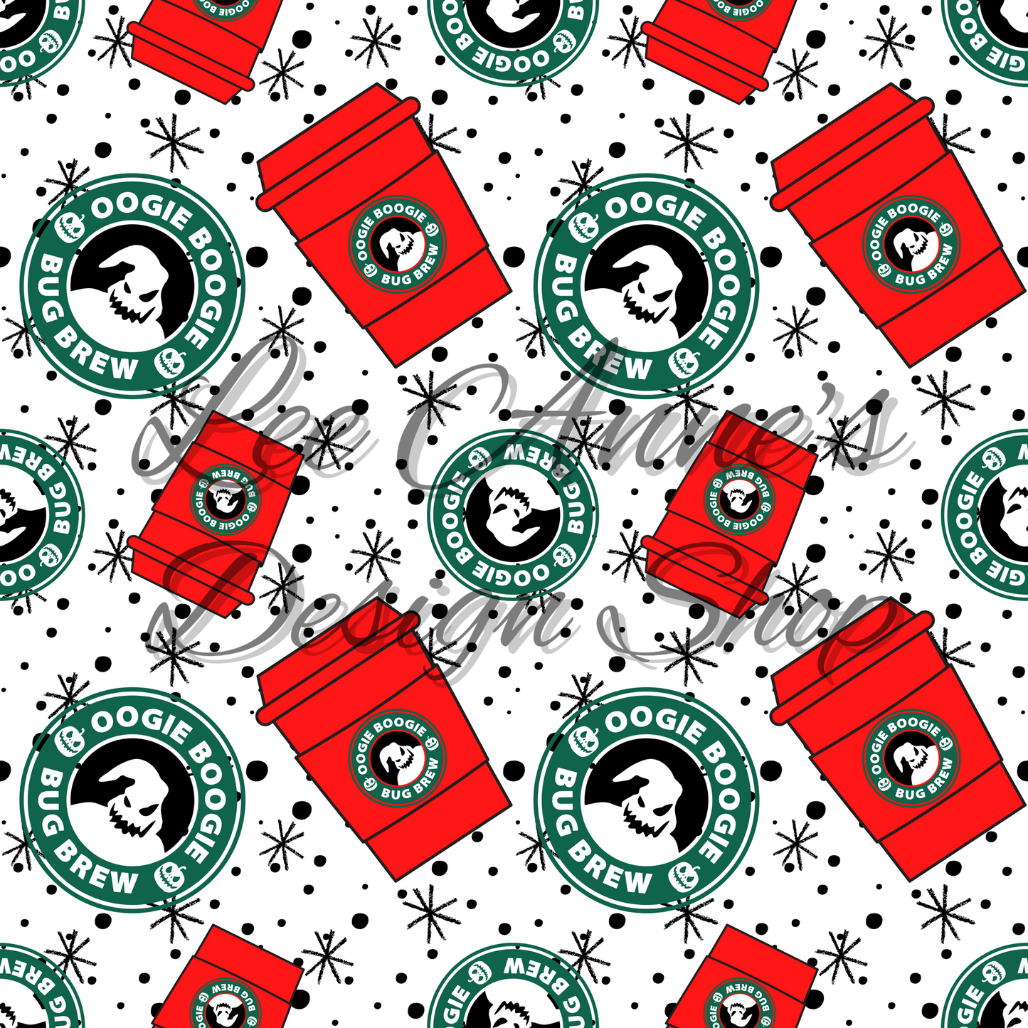 Spooky Christmas Seamless