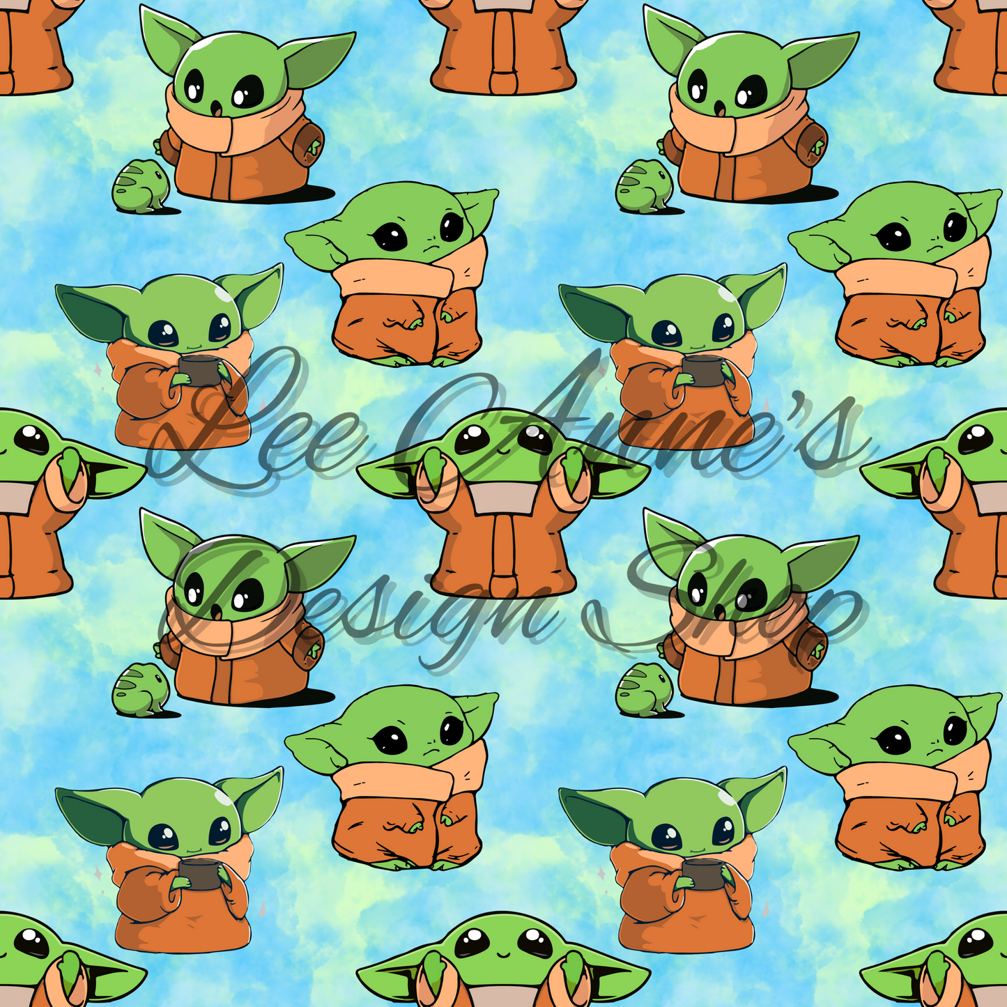 Baby Yoda Seamless