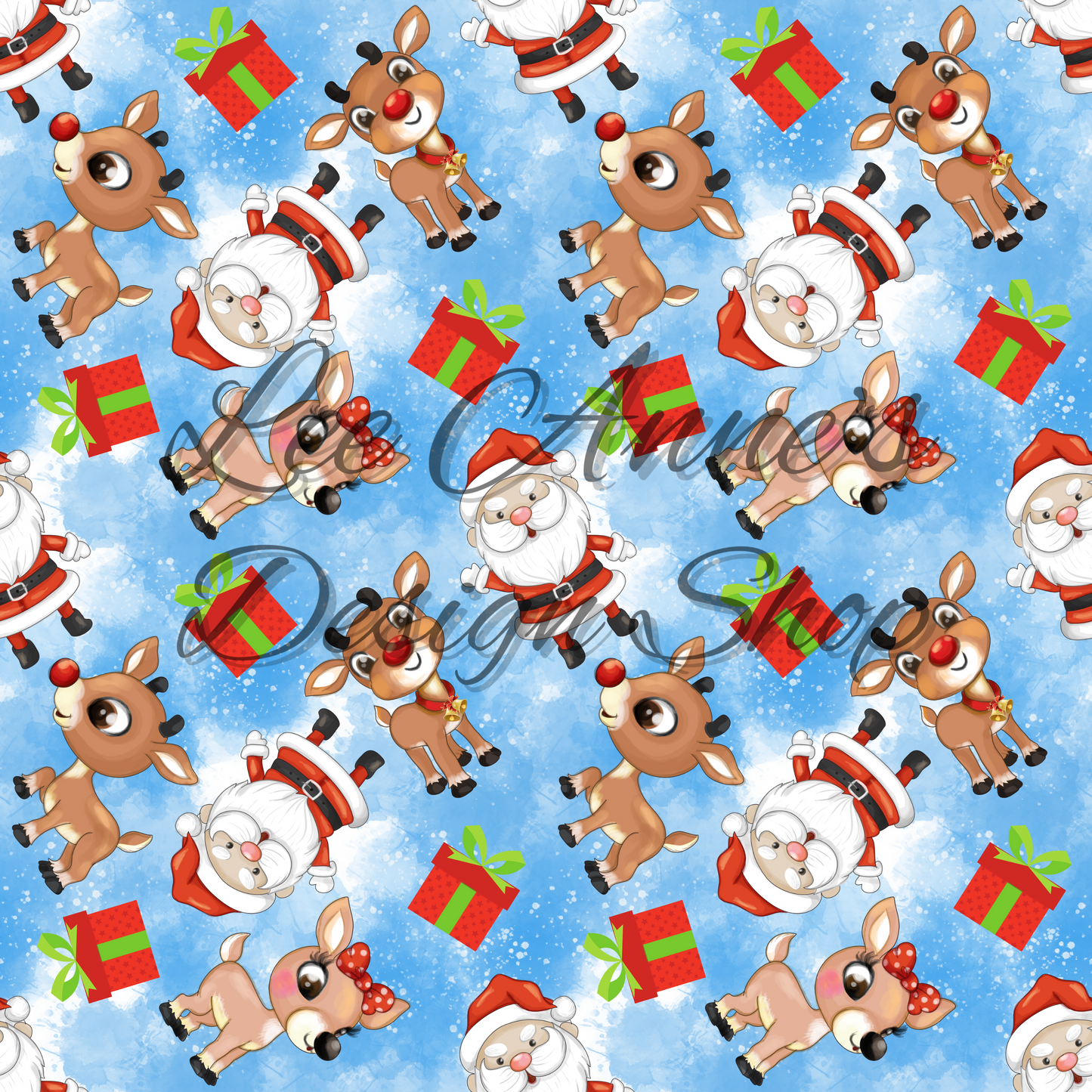 Christmas Reindeer Seamless