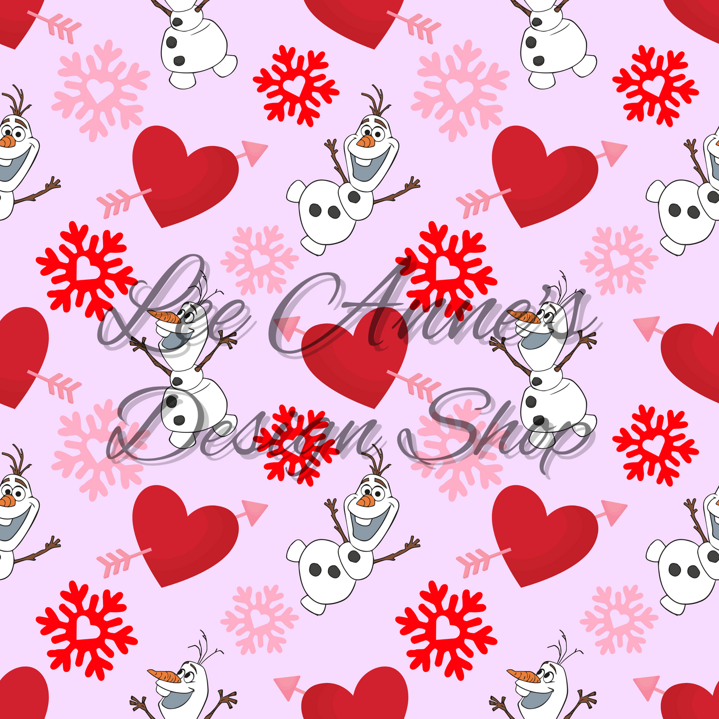 Froze Snowman Seamless