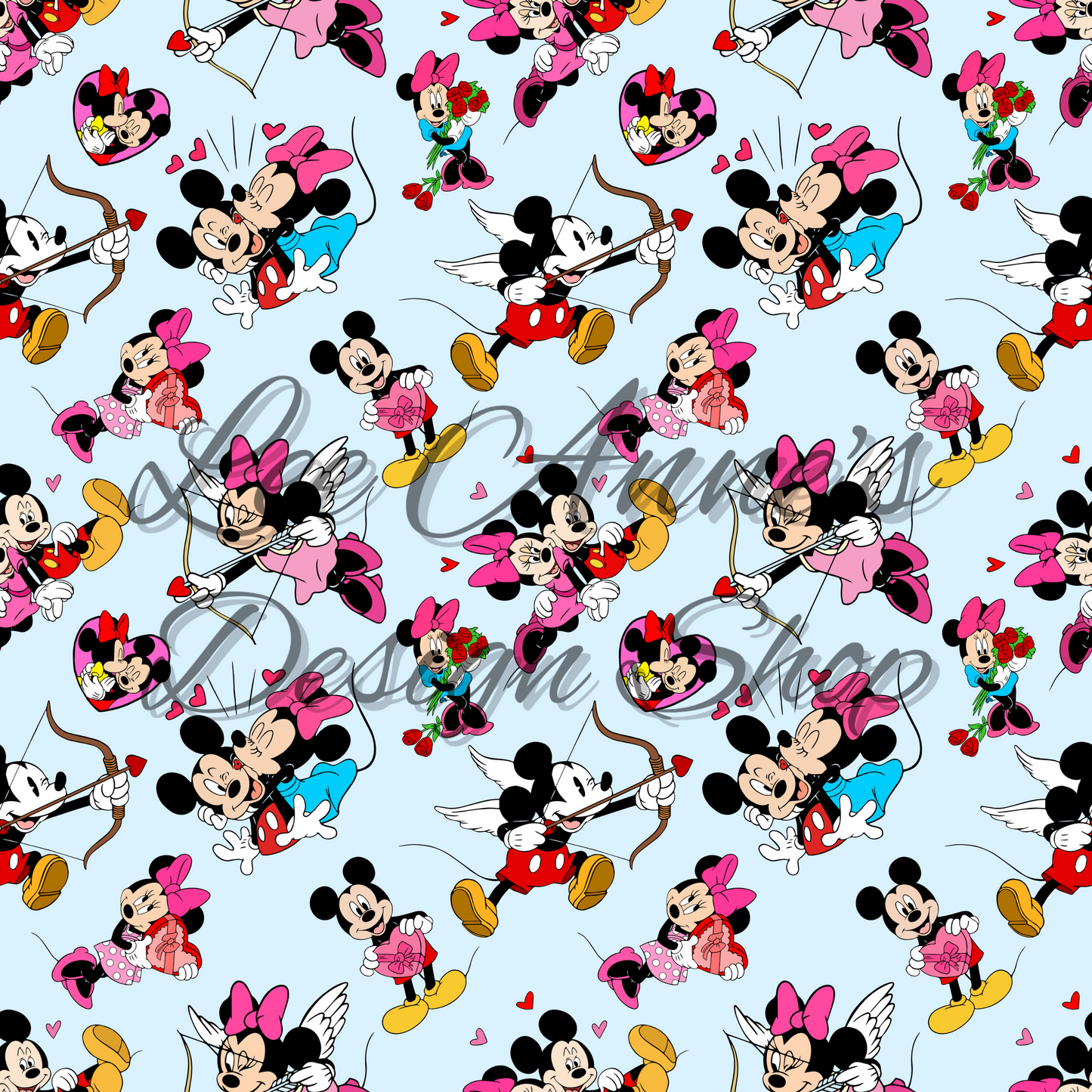 Valentines Mouse Seamless