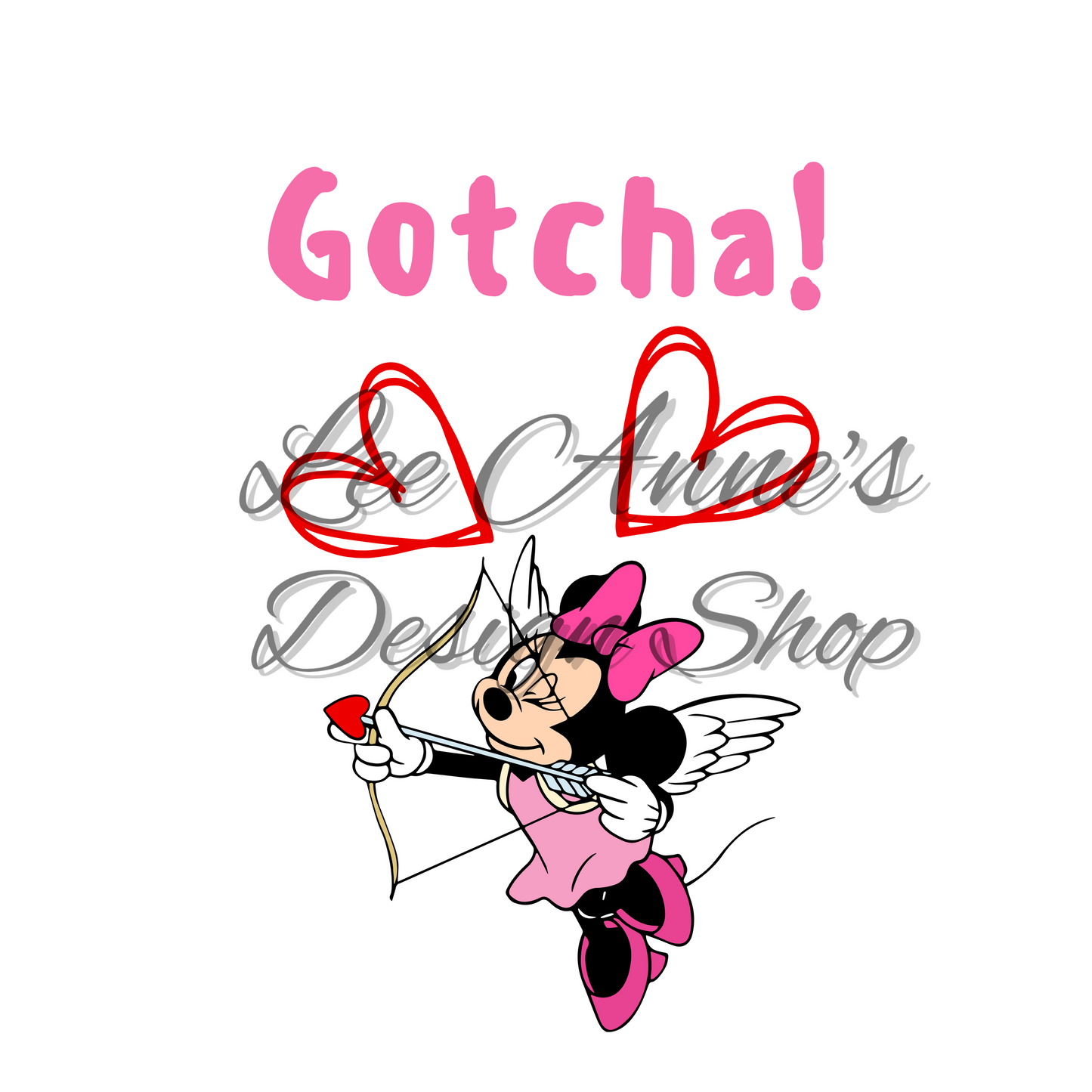 Valentines Mouse Sublimation