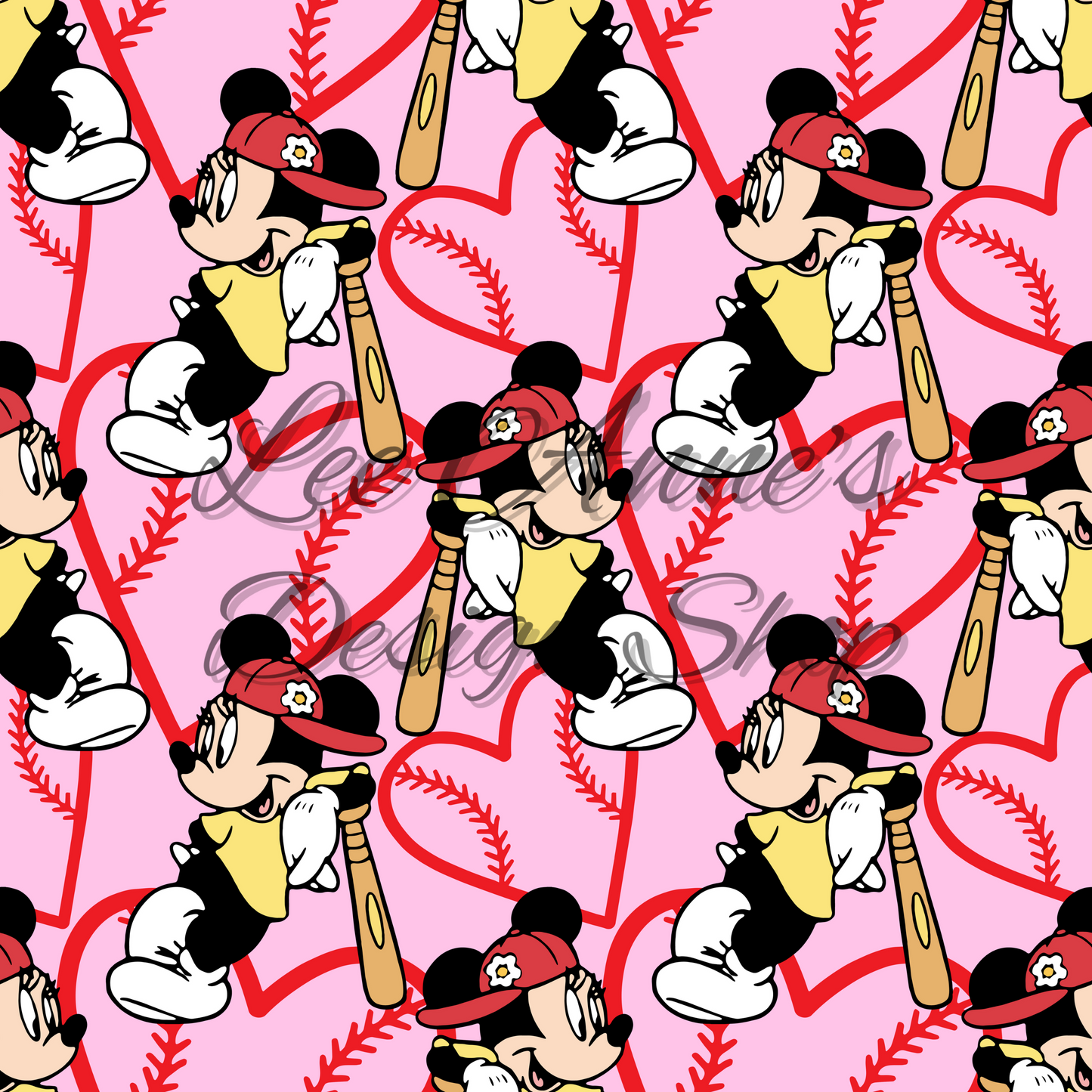 Mouse Baseball Seamless