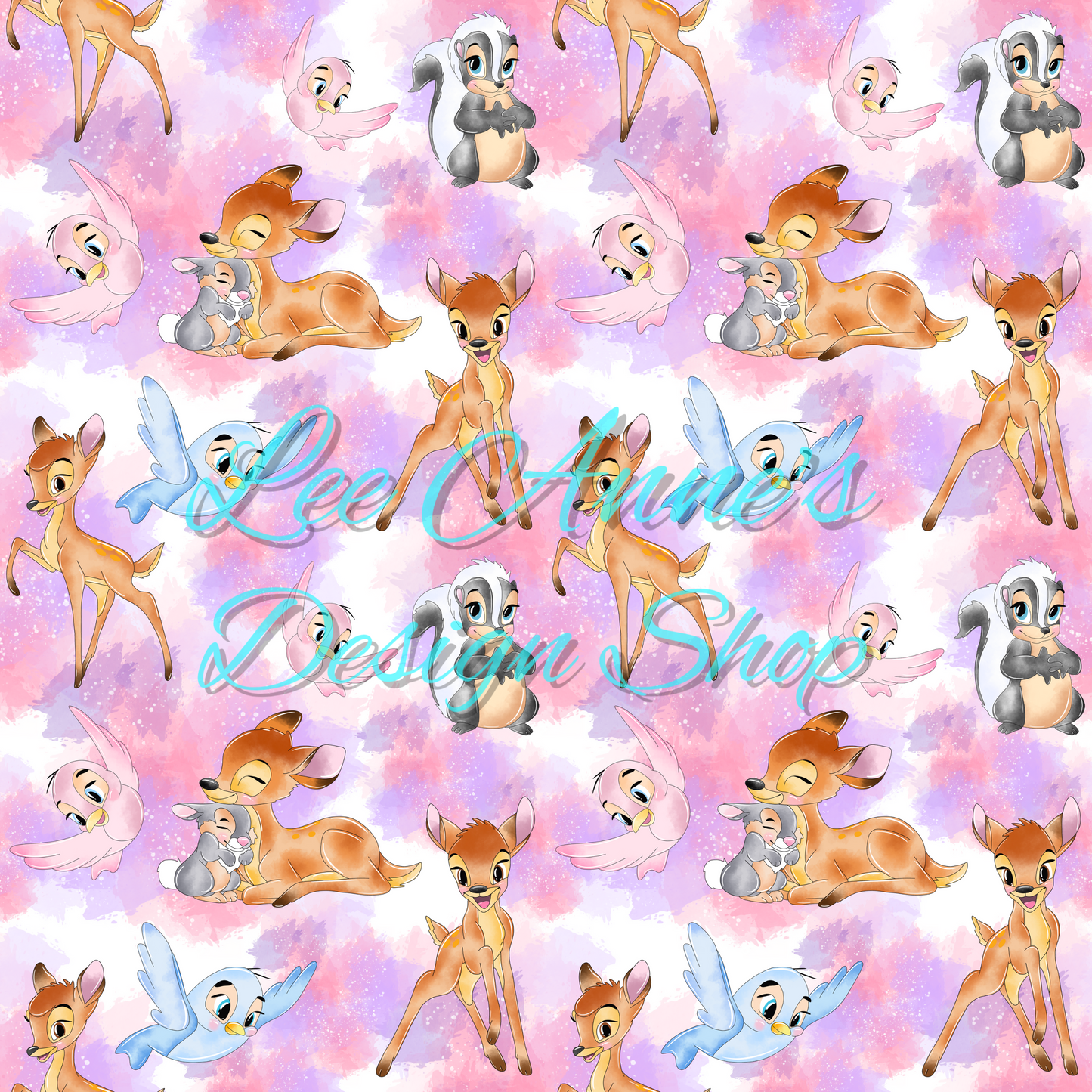 Deer and Friends Seamless