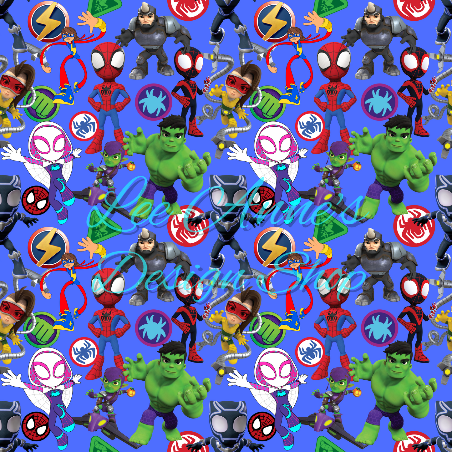 Spider Friends Seamless