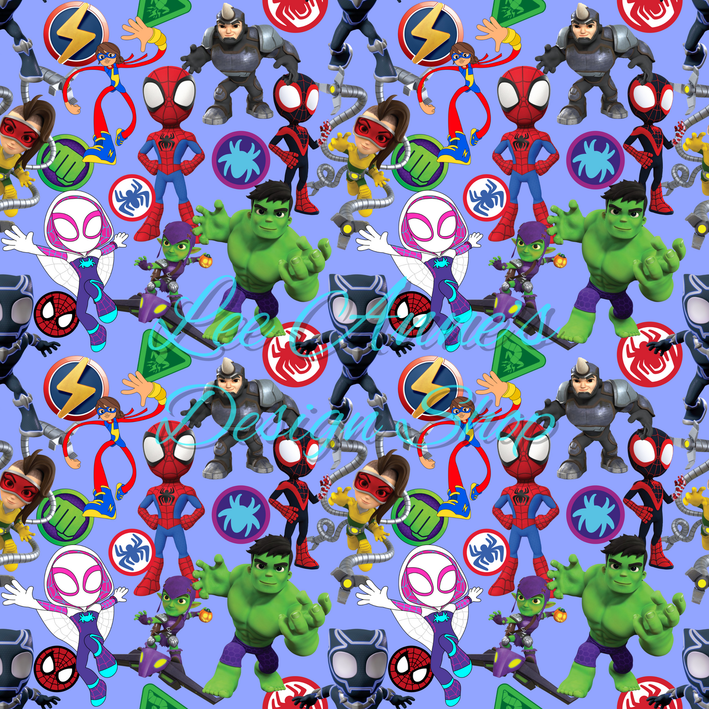 Spider Friends Seamless