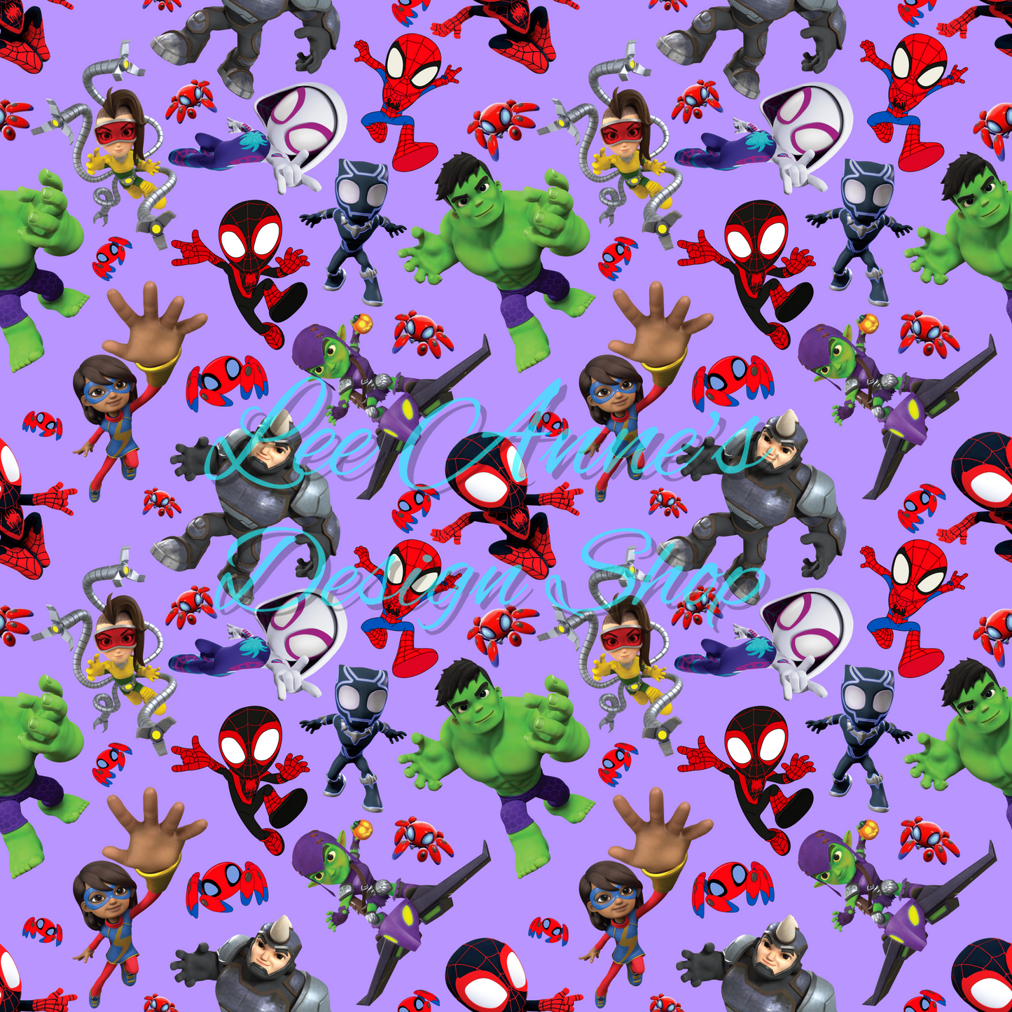 Spider Friends Seamless