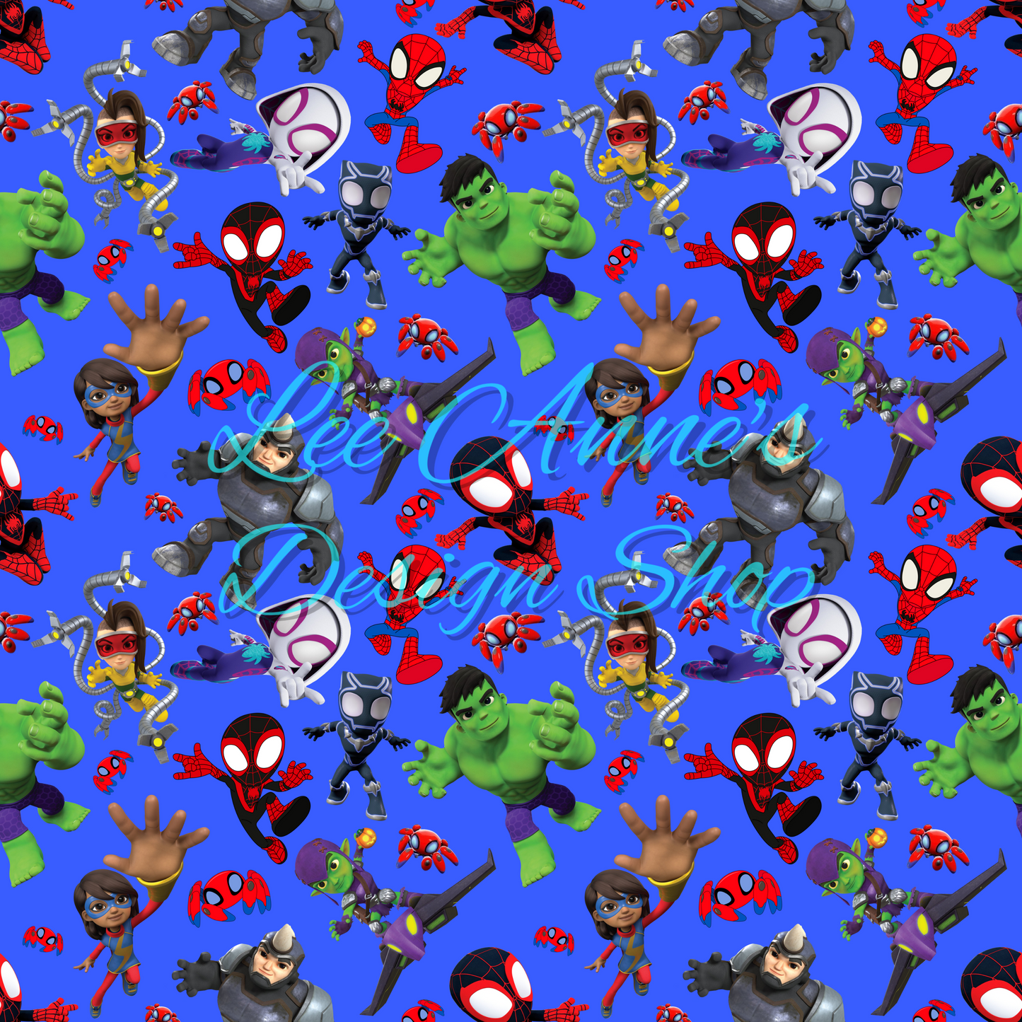 Spider Friends Seamless