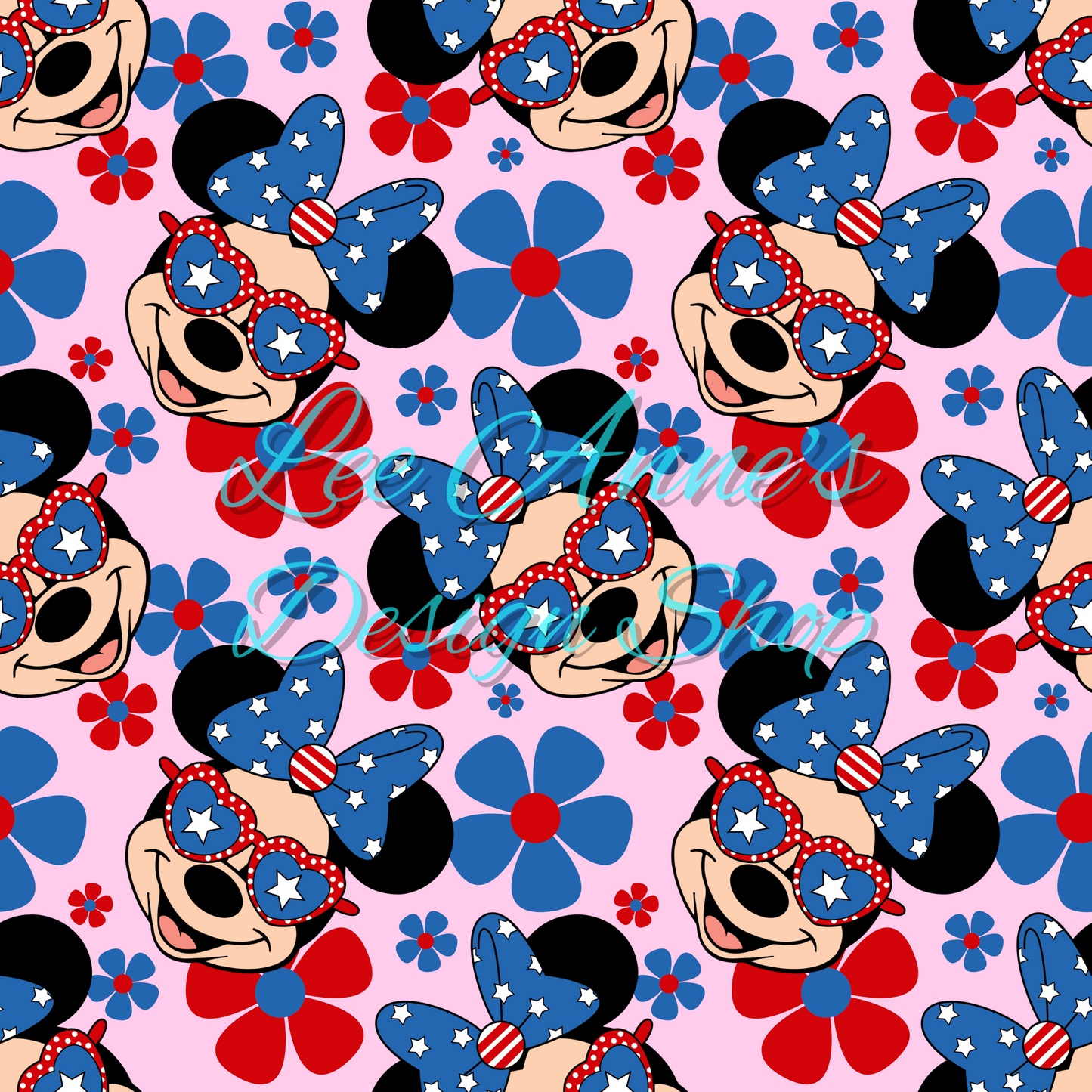 Mouse Fourth July Seamless