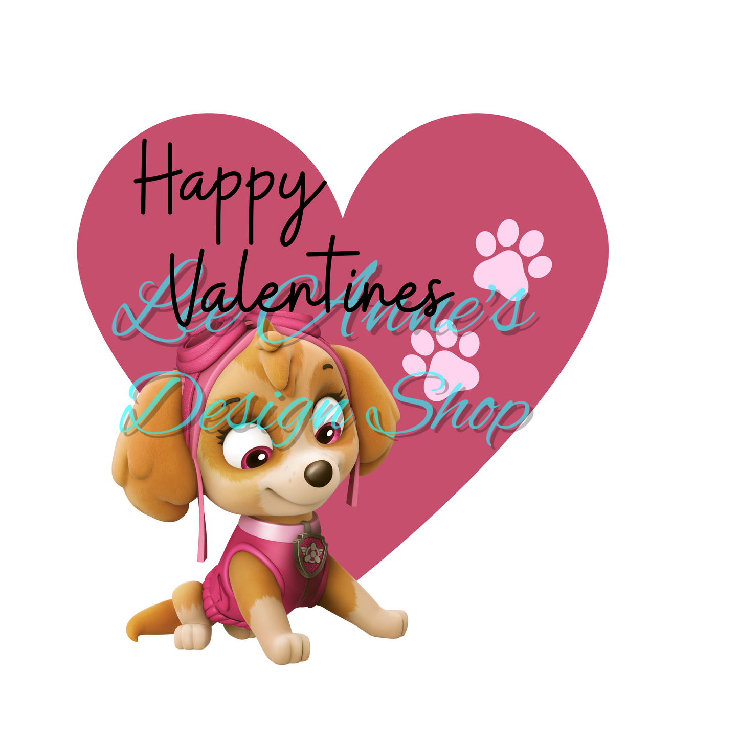 Limited Valentine Pup Sublimation