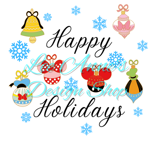 Mouse Ornament Christmas Sublimation