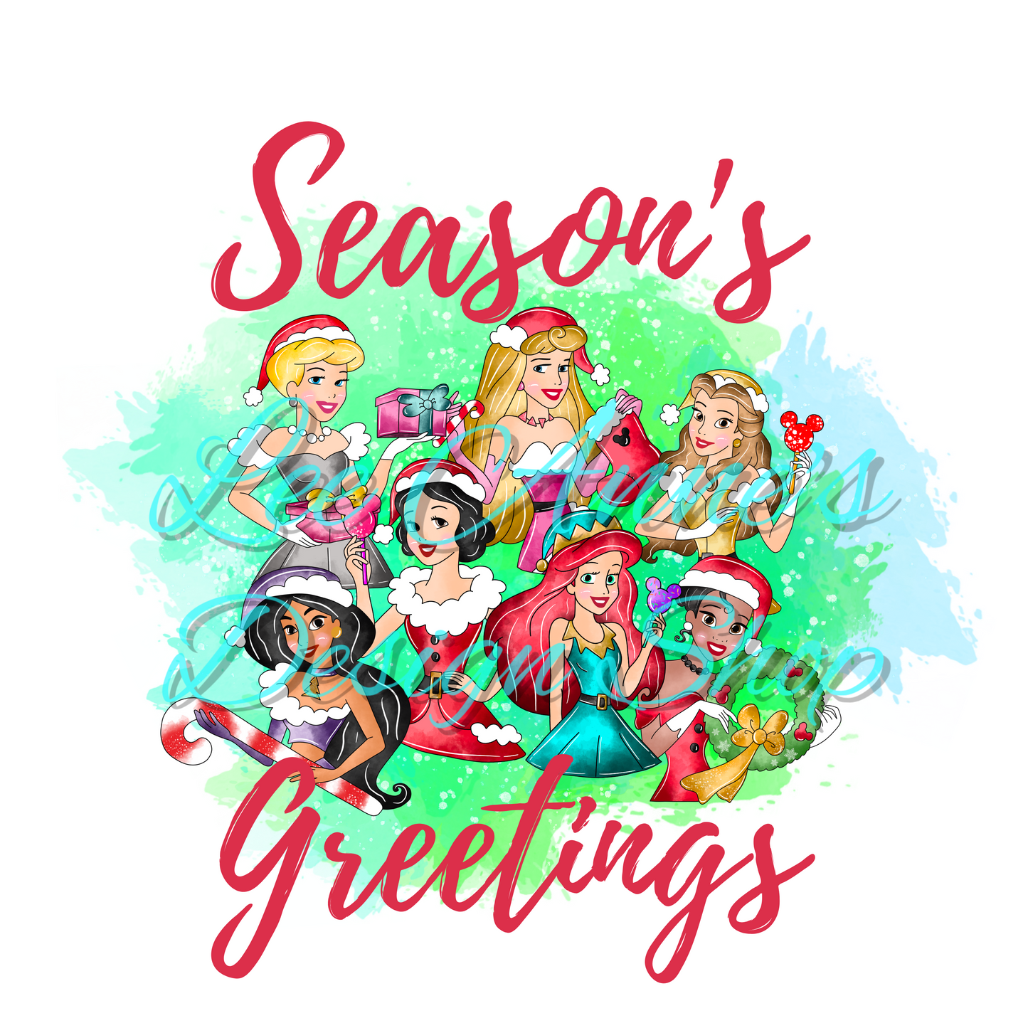 Limited Christmas Princess Sublimation
