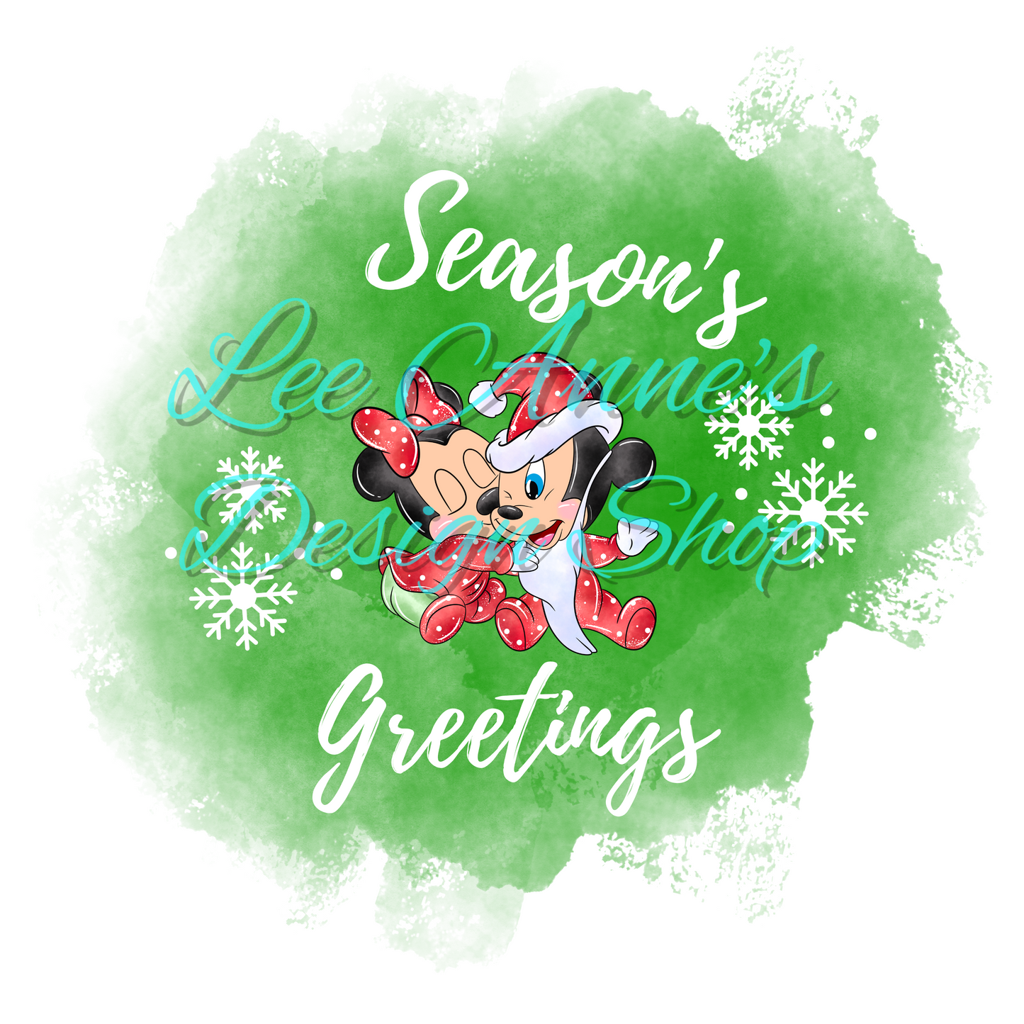 Limited Christmas Mouse Sublimation