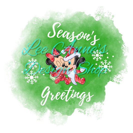 Limited Christmas Mouse Sublimation