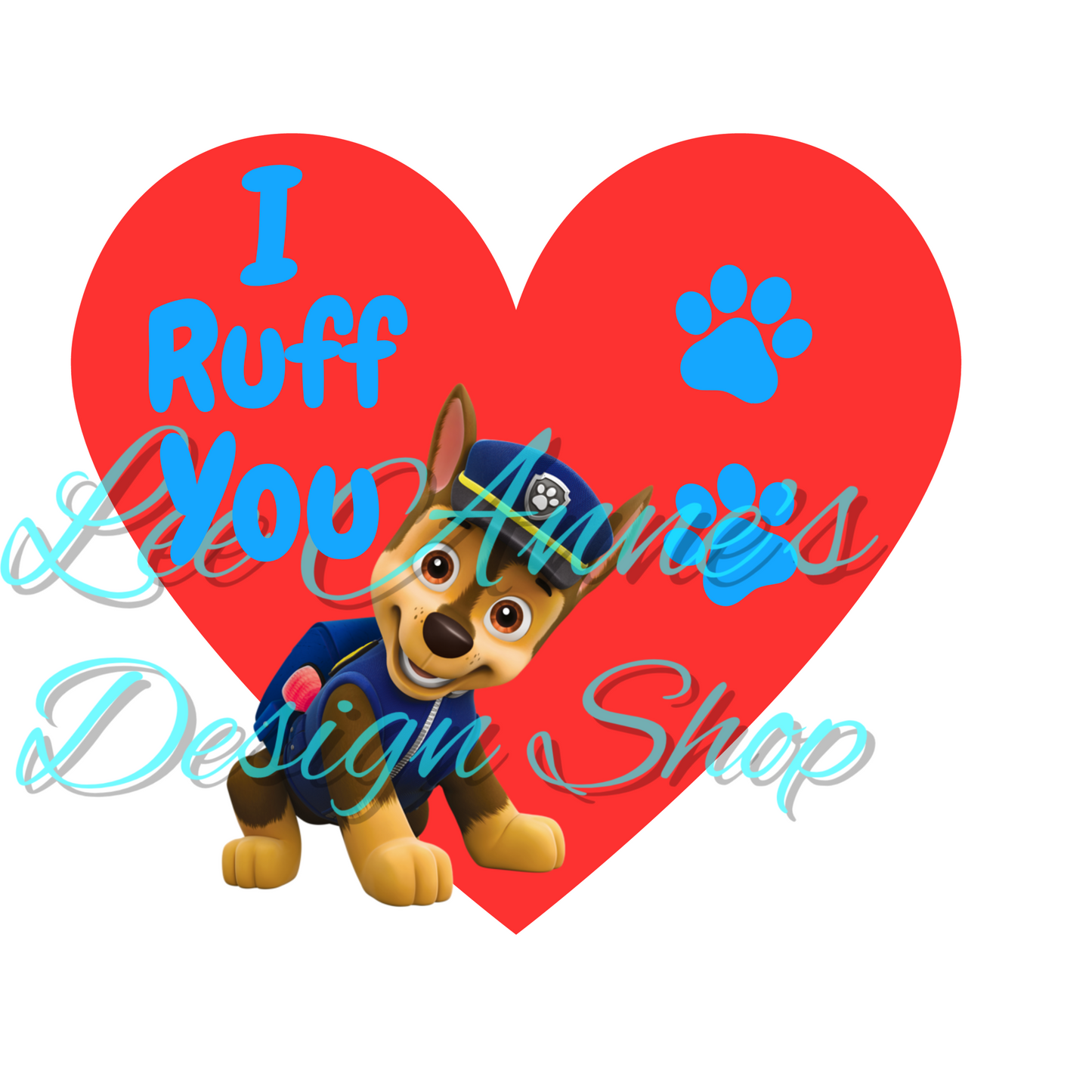 Limited Valentine Pup Sublimation