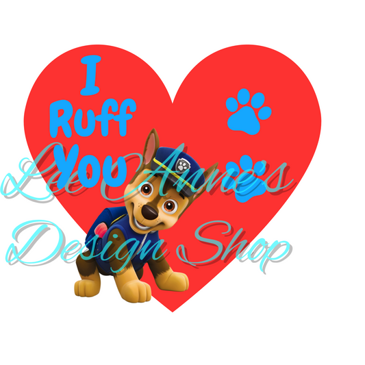 Limited Valentine Pup Sublimation