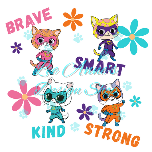 Hero Kitties Sublimation