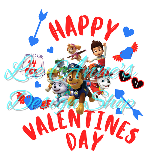 Limited Valentine Pup Sublimation