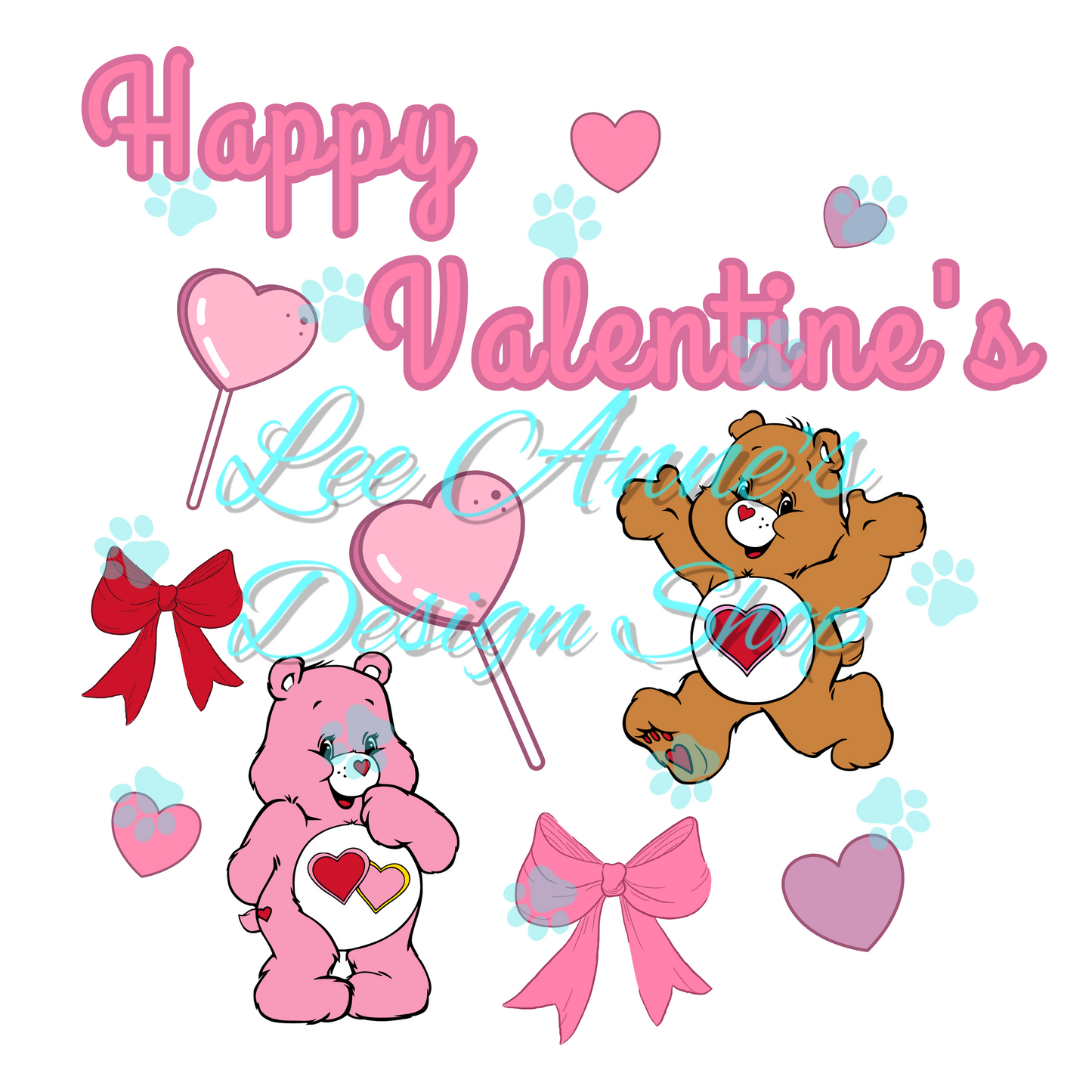 Valentines Bear Sublimation