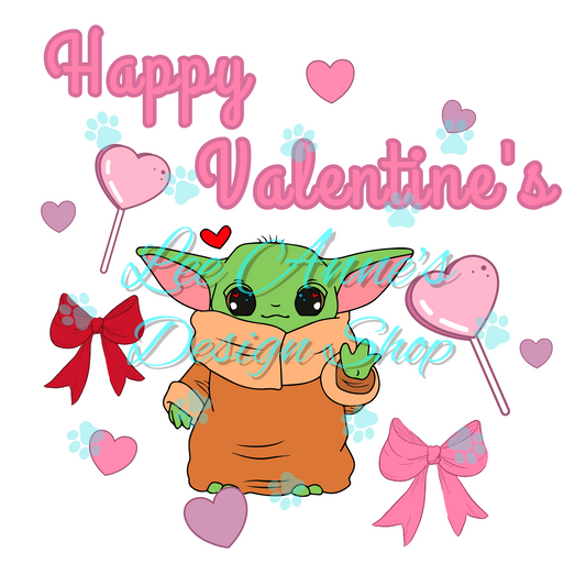 Valentines Alien Sublimation