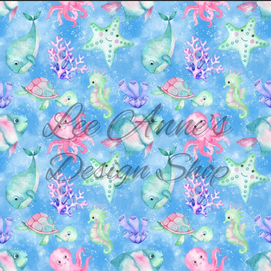 Ocean life Seamless