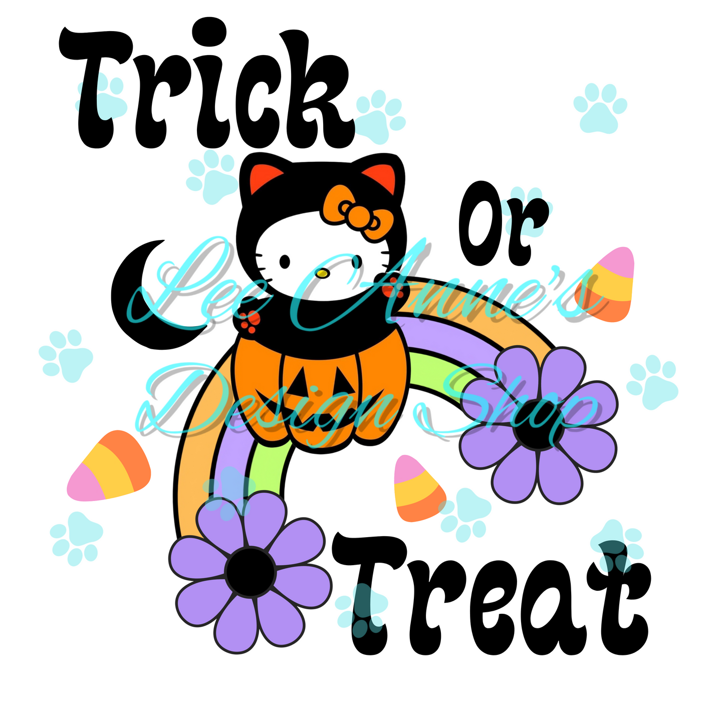Halloween Kitty Sublimation