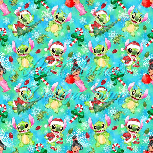 Stitch Christmas Seamless
