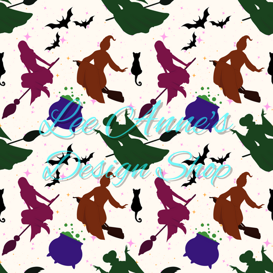 Witches Halloween Seamless