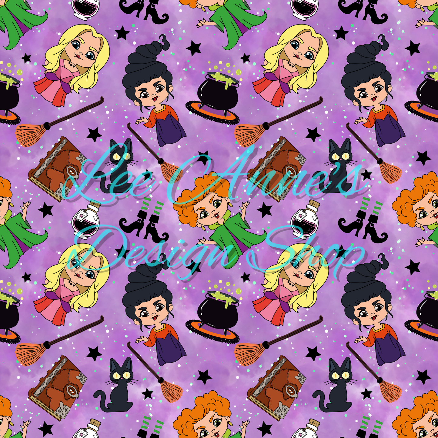 Witches Halloween Seamless