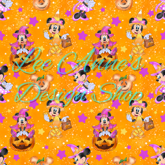 Mouse Halloween Seamless