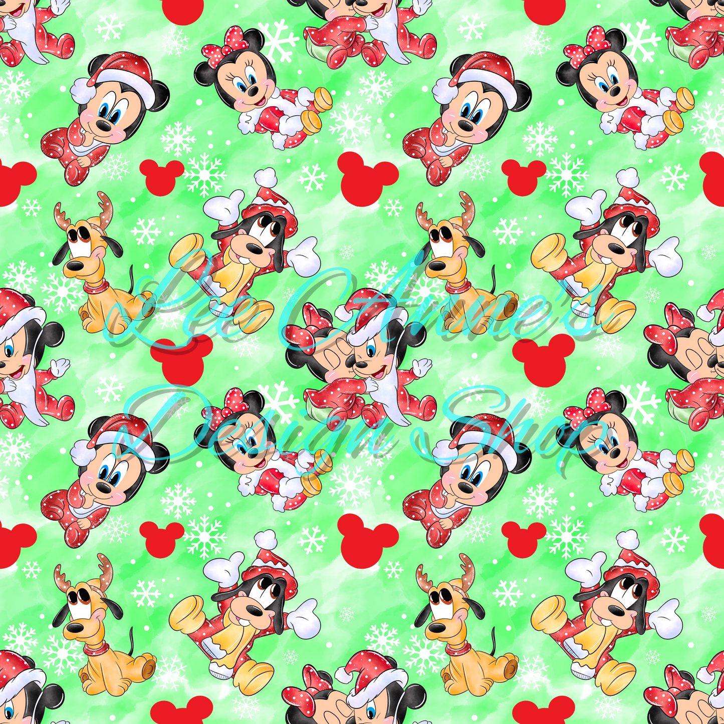 Limited Christmas Mouse Seamless w/Coord