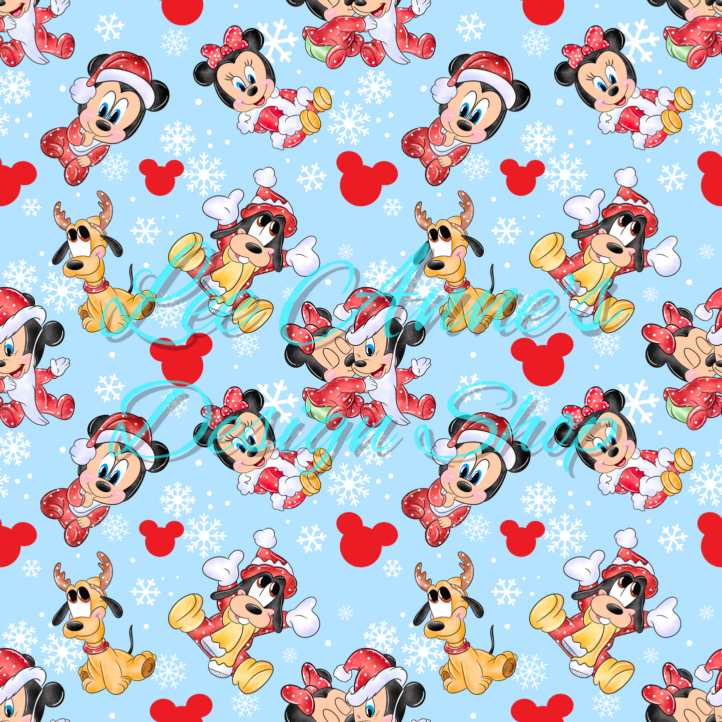 Limited Christmas Mouse Seamless w/Coord