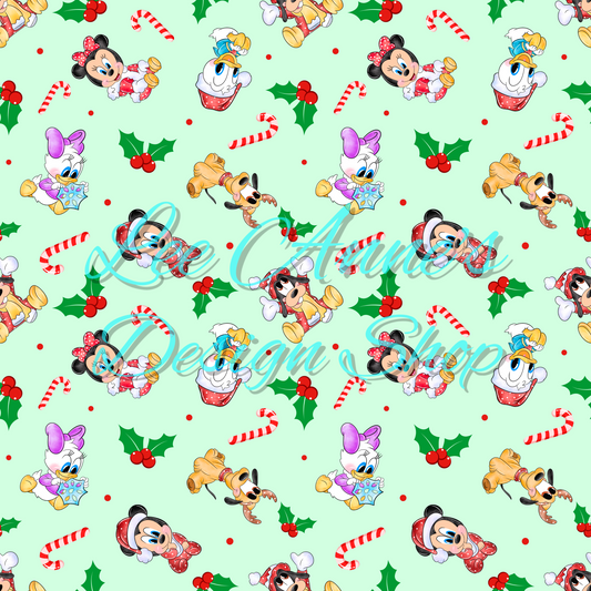 Limited Christmas Mouse Seamless w/Coord