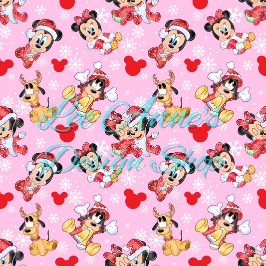 Limited Christmas Mouse Seamless w/Coord