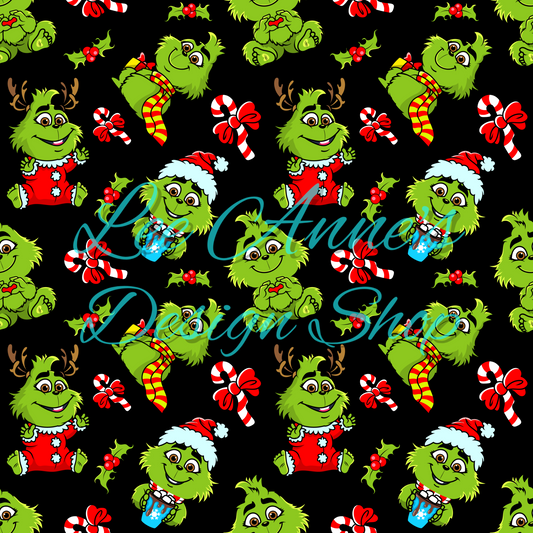 Baby Green Guy Seamless