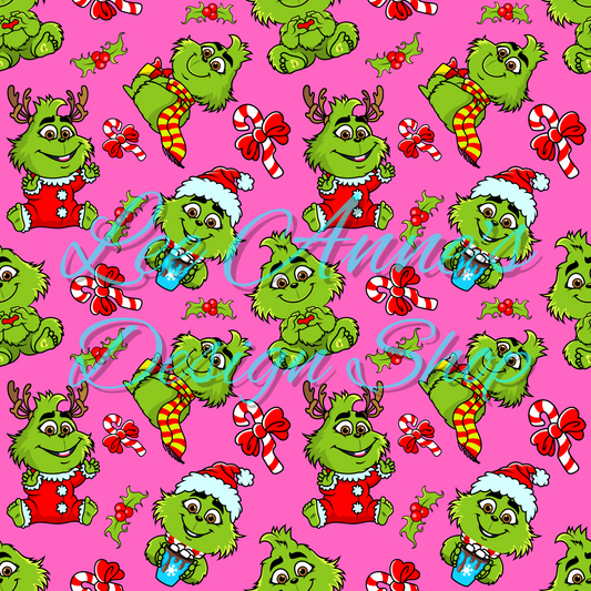 Baby Green Guy Seamless