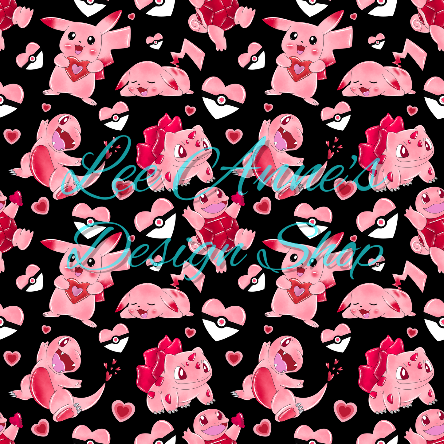 Limited Valentines Poke Seamless