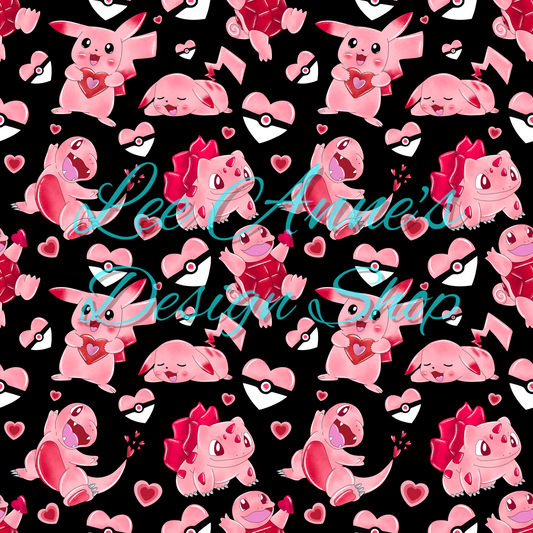 Limited Valentines Poke Seamless