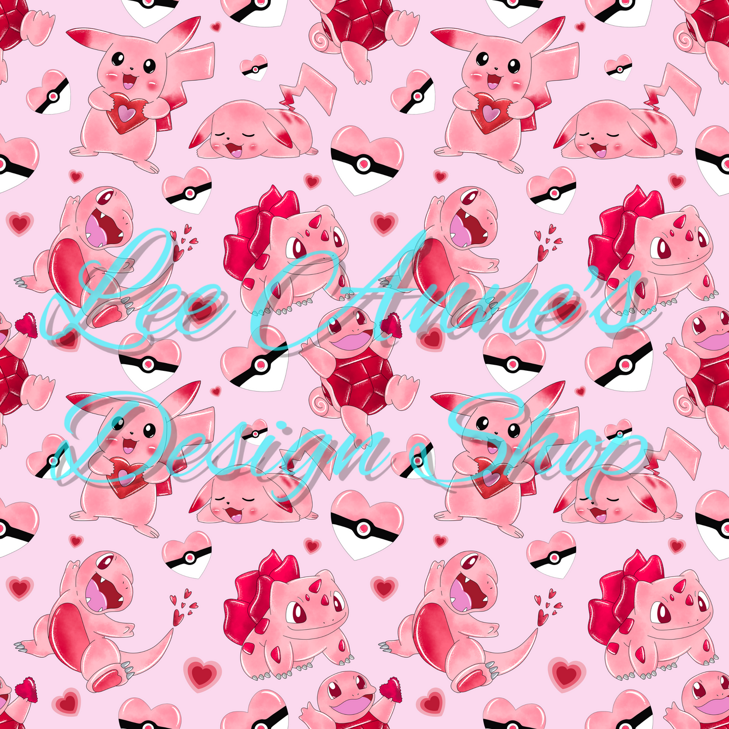 Limited Valentines Poke Seamless