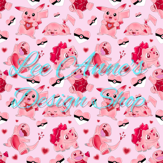 Limited Valentines Poke Seamless