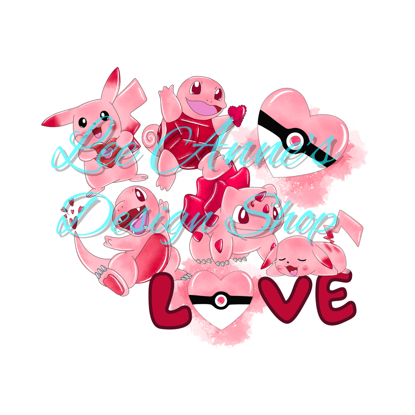Limited Valentines Poke Sublimation