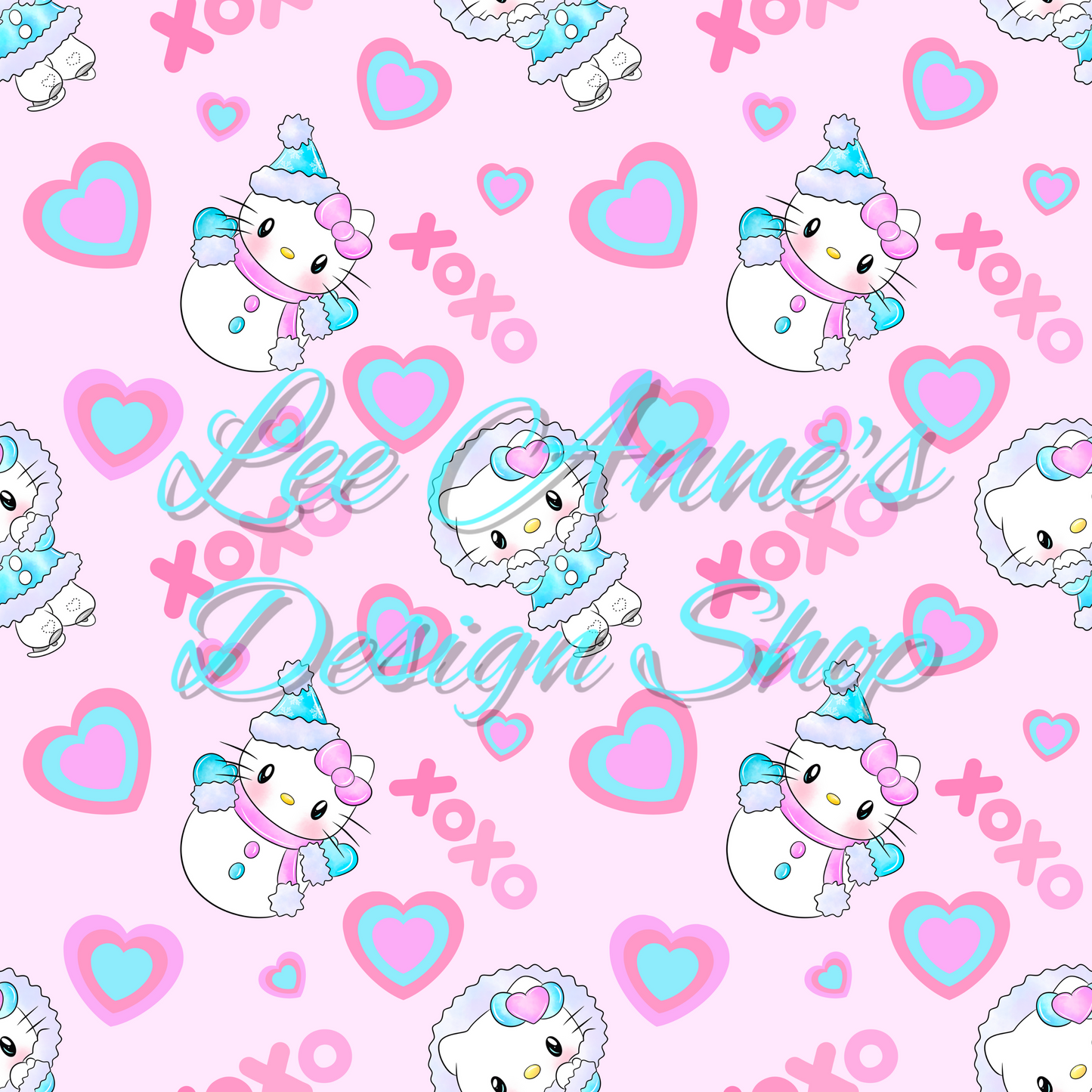 Valentine Kitty Seamless
