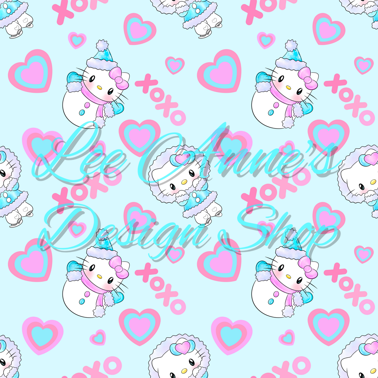 Valentine Kitty Seamless