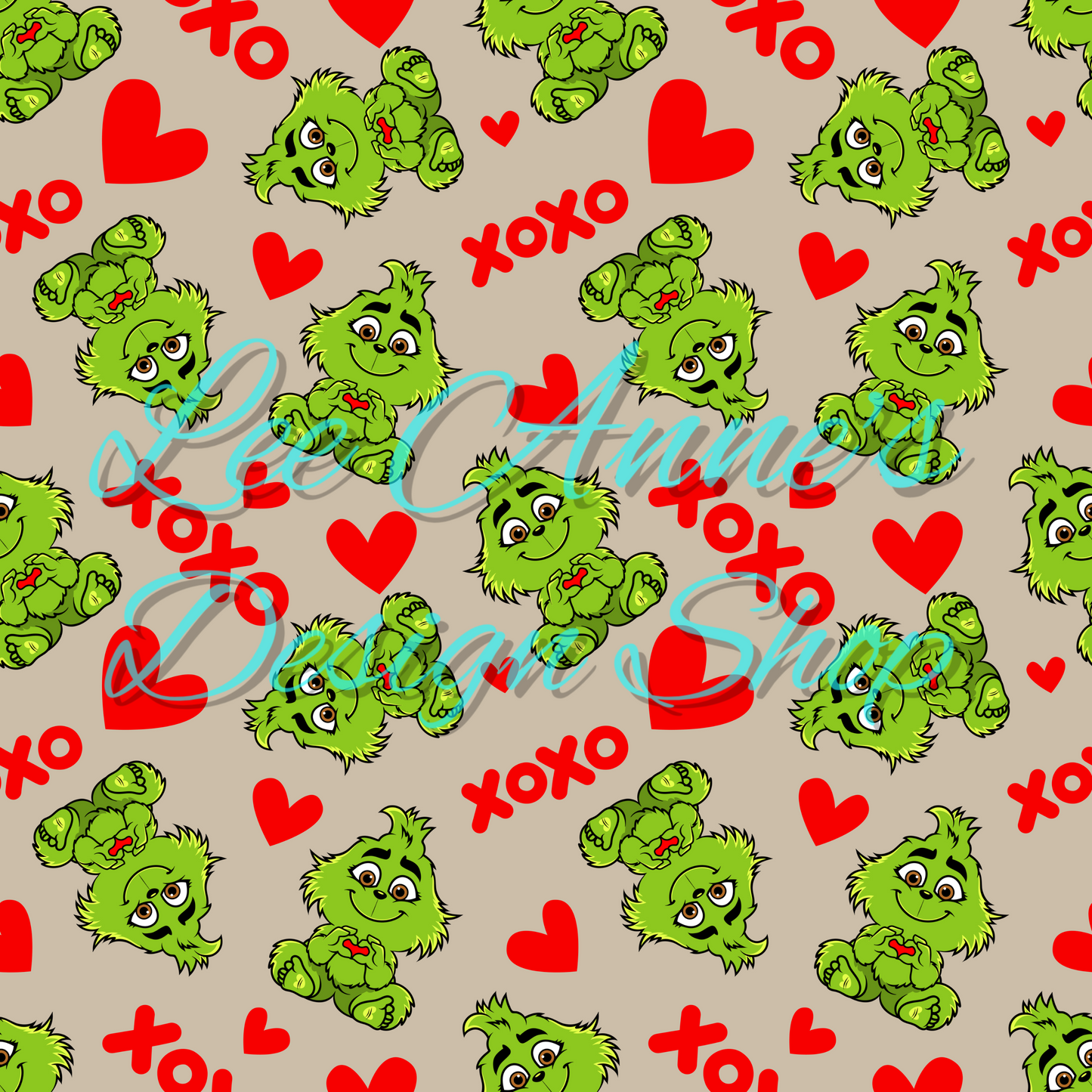 Limited Valentine Baby Green Guy Seamless