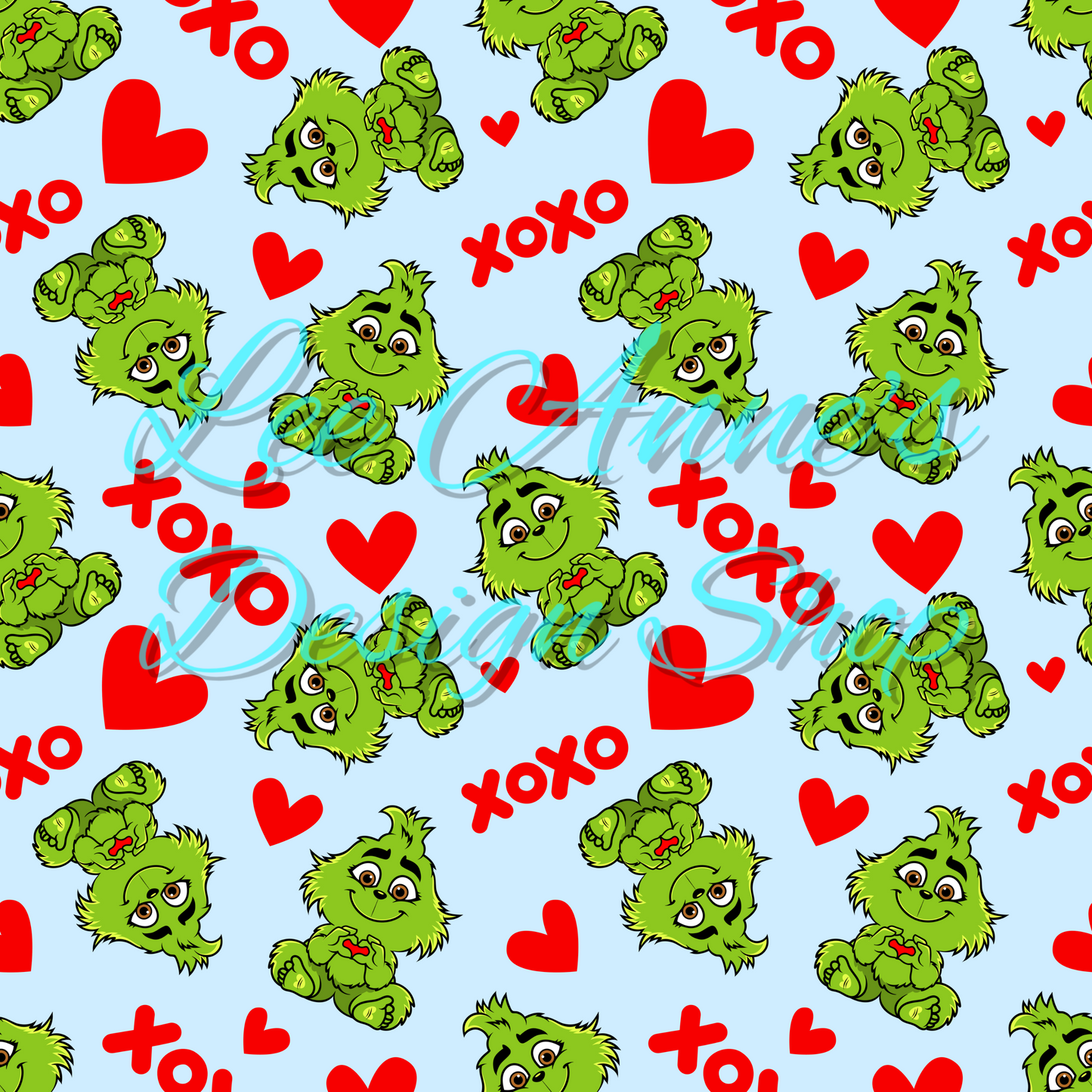 Limited Valentine Baby Green Guy Seamless