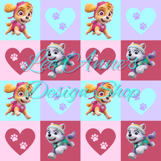 Limited Valentine Pup Seamless