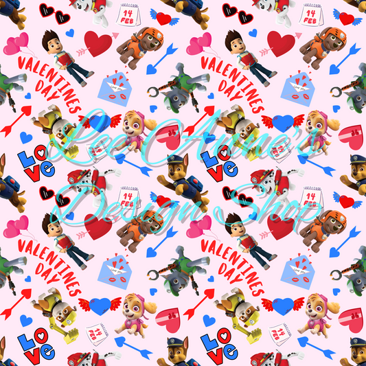 Limited Valentine Pup Seamless