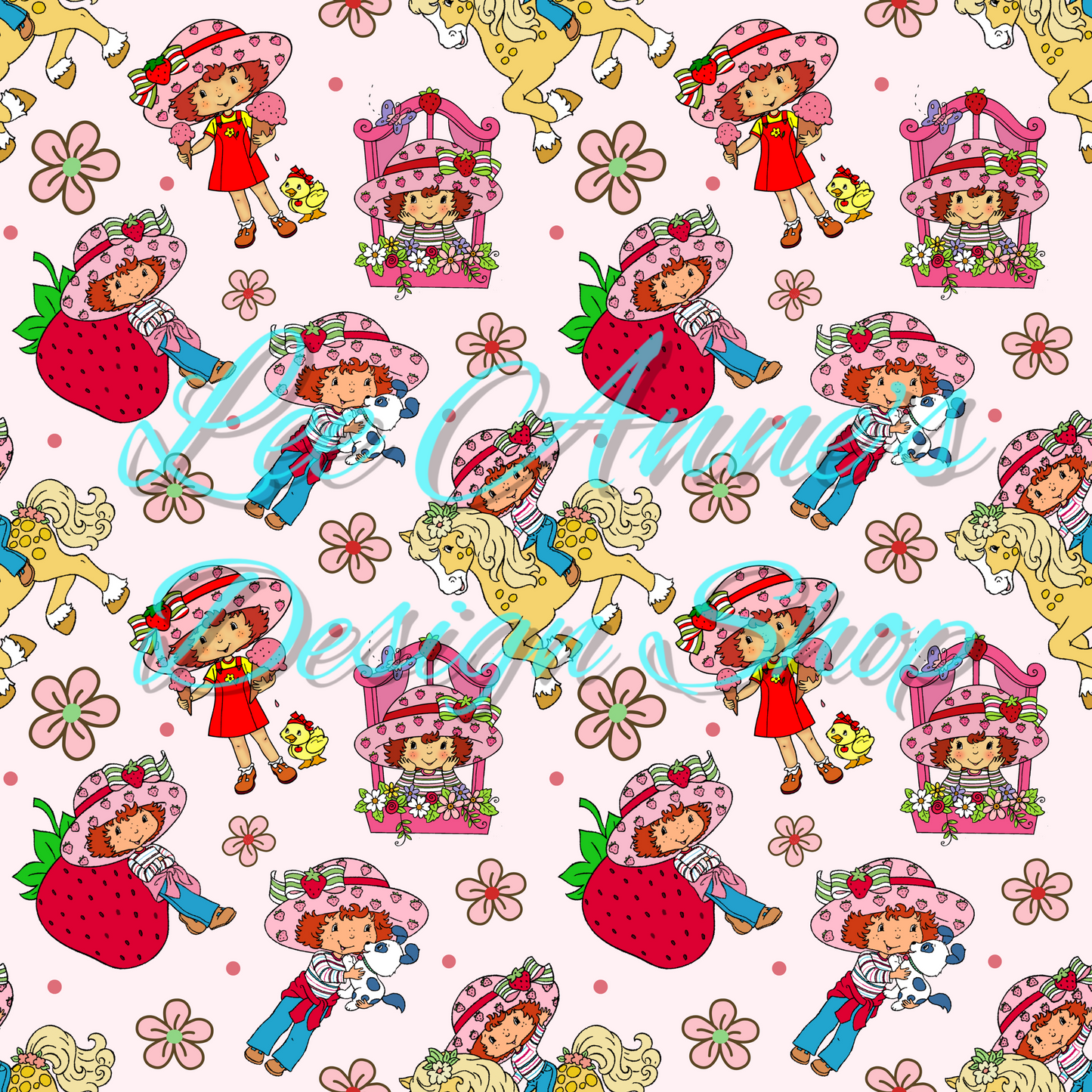 Limited Strawberry girl Seamless